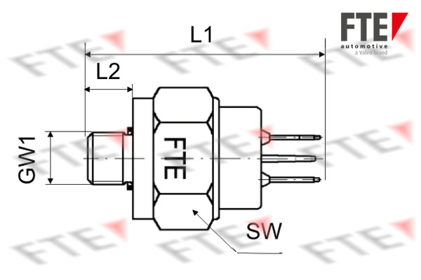 FTE Włącznik świateł STOP 9910201