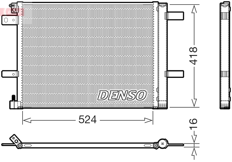 DENSO Kondensaator,kliimaseade DCN07062