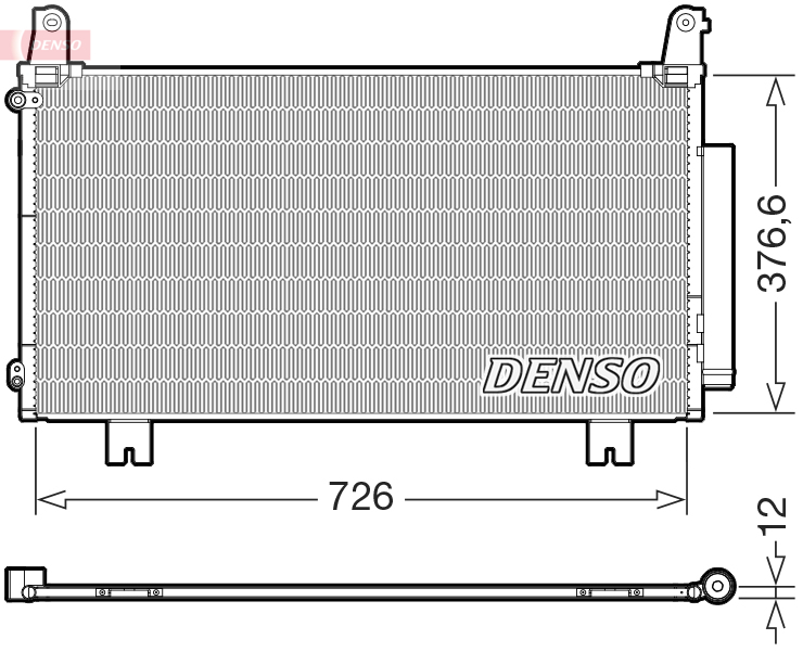 DENSO Kondensaator,kliimaseade DCN40034