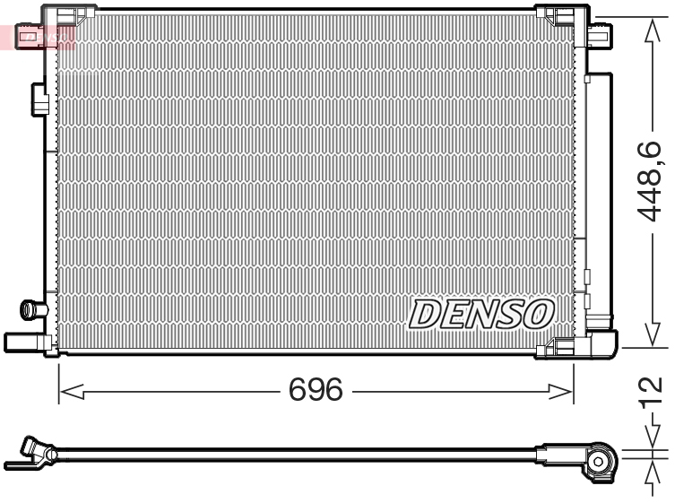 DENSO Lauhdutin, ilmastointilaite DCN50128