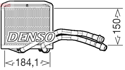 DENSO Soojusvaheti,salongiküte DRR09102