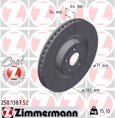 ZIMMERMANN Piduriketas 250.1387.52