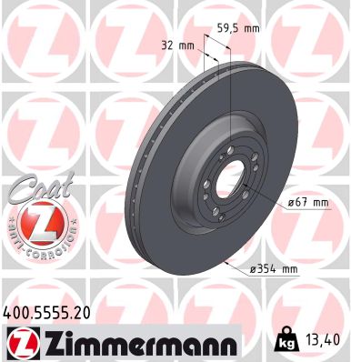 ZIMMERMANN Piduriketas 400.5555.20
