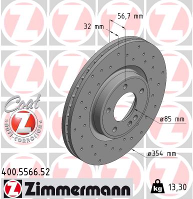 ZIMMERMANN Piduriketas 400.5566.52