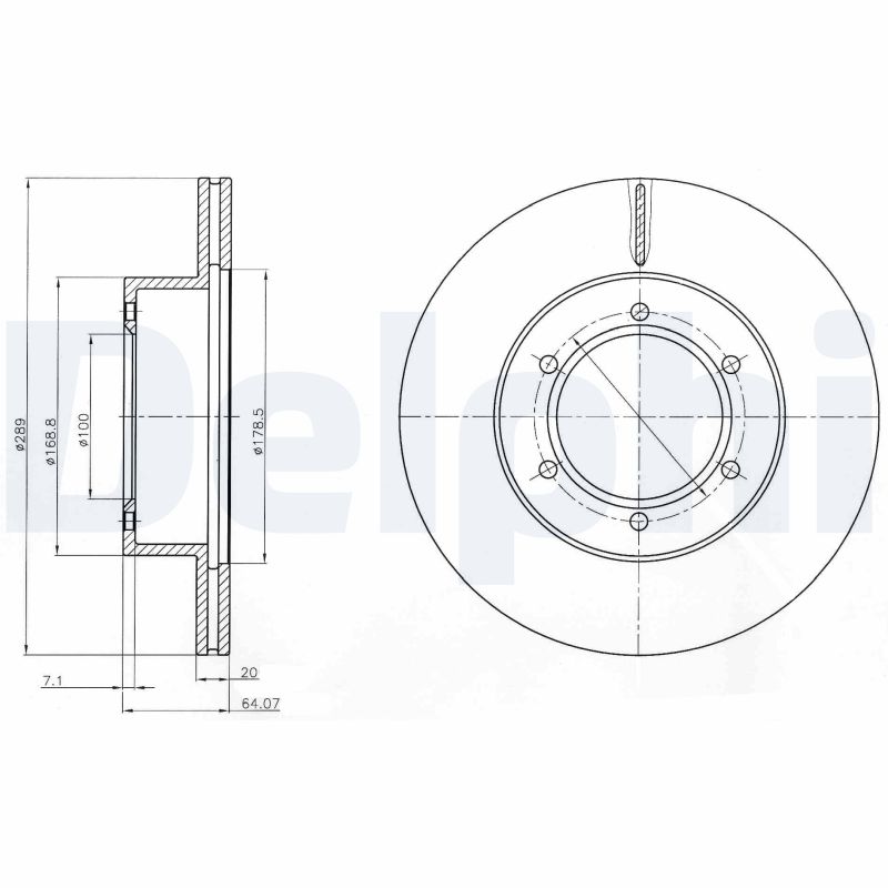 DELPHI Jarrulevy BG2495