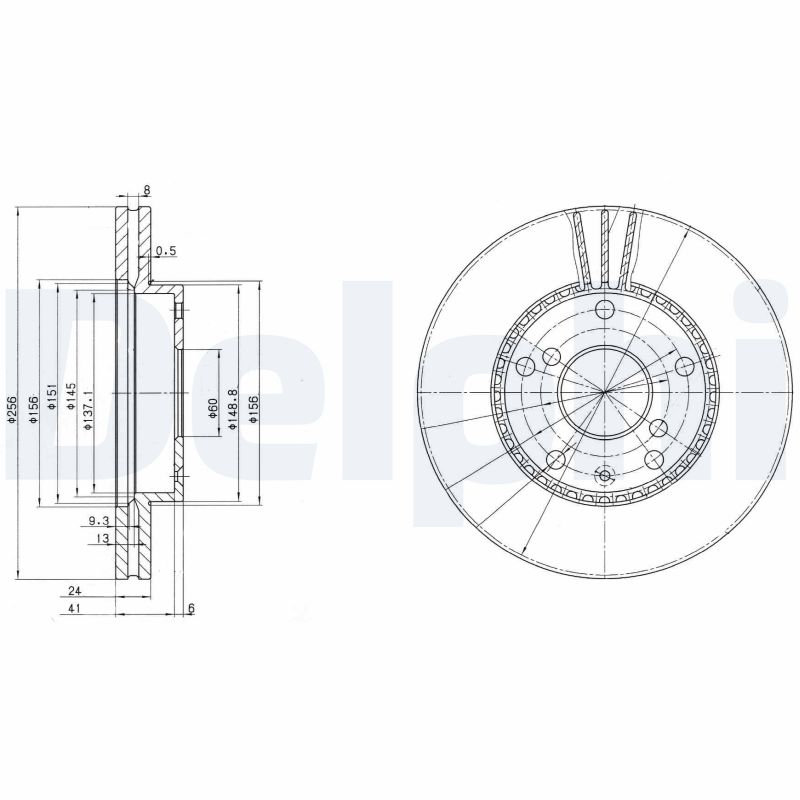 DELPHI Piduriketas BG3531