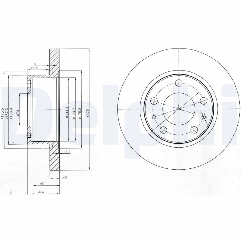 DELPHI Piduriketas BG3752