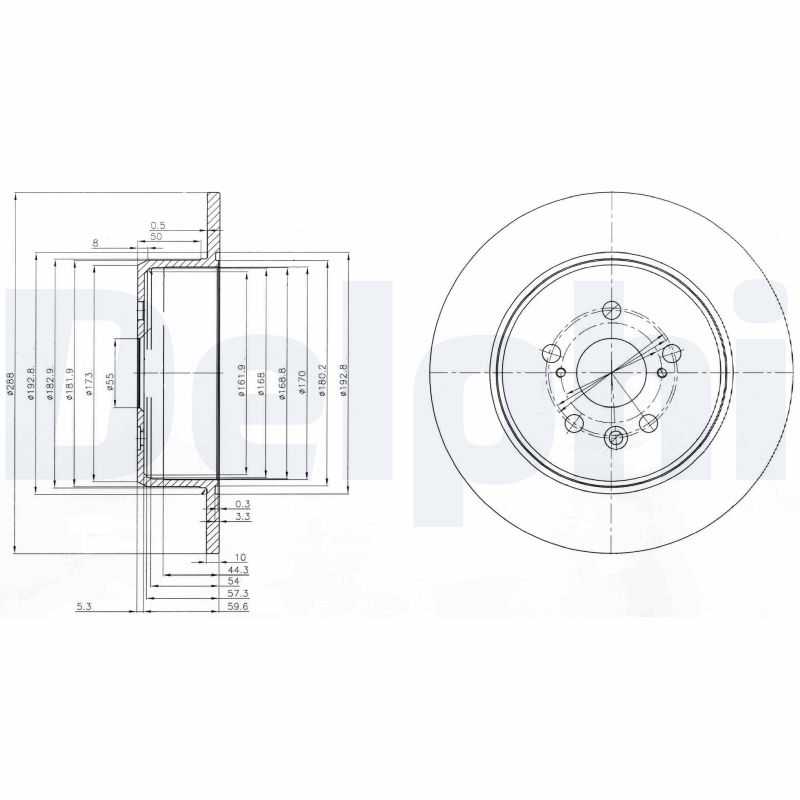 DELPHI Piduriketas BG3777