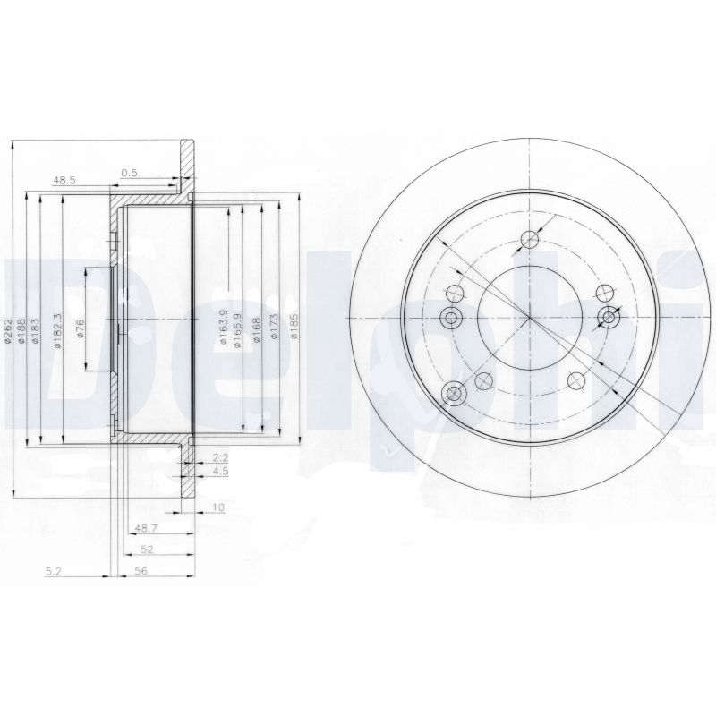 DELPHI Piduriketas BG3799