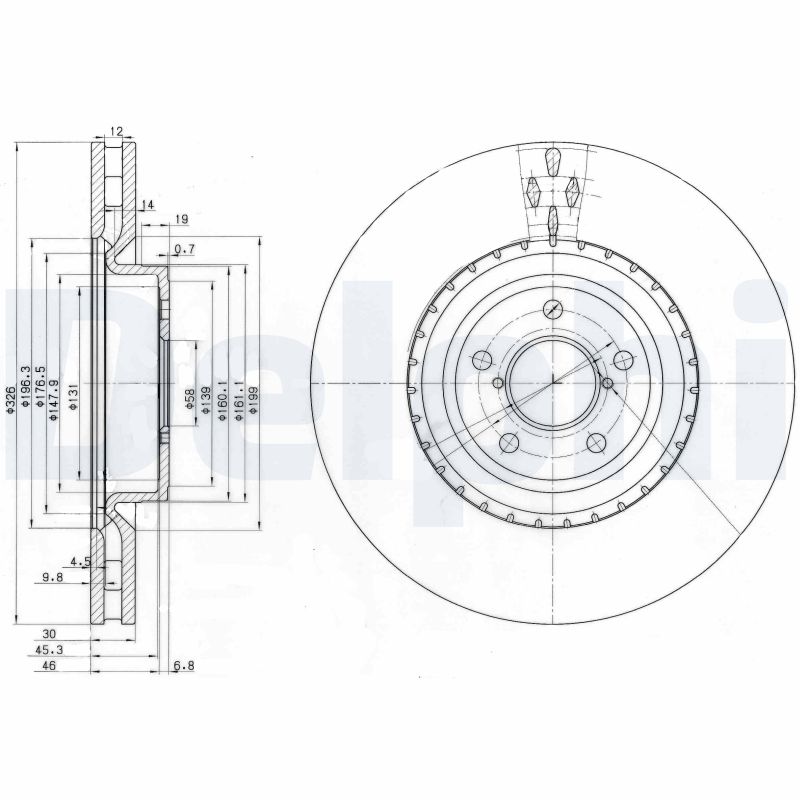 DELPHI Piduriketas BG3818