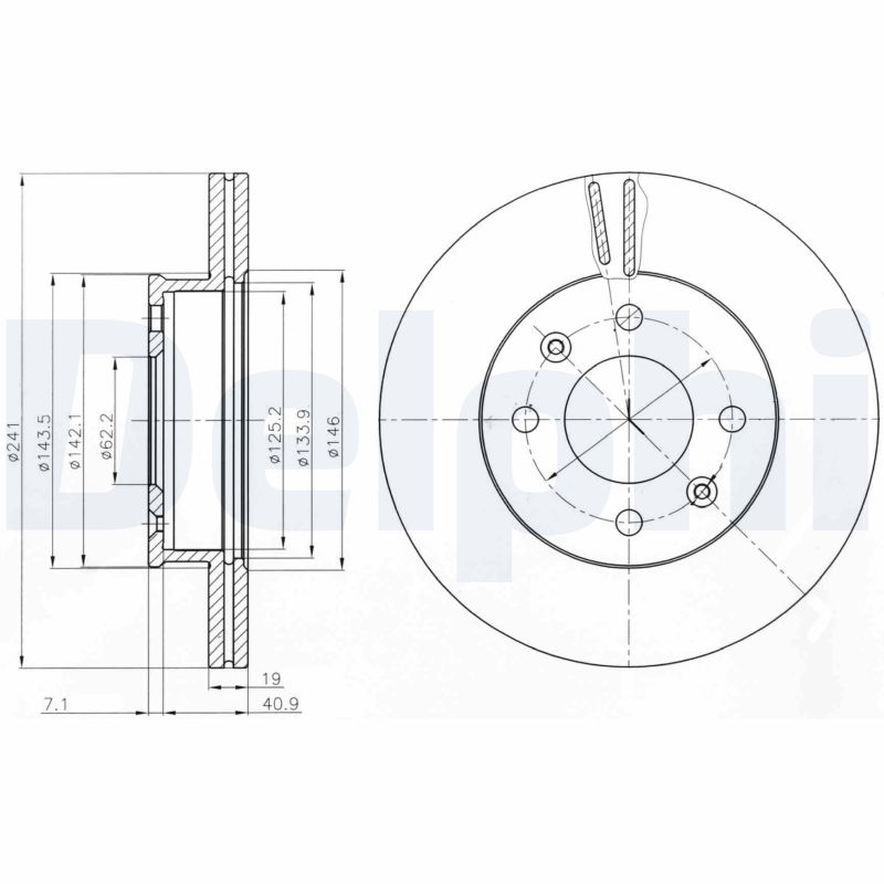 DELPHI Piduriketas BG4009
