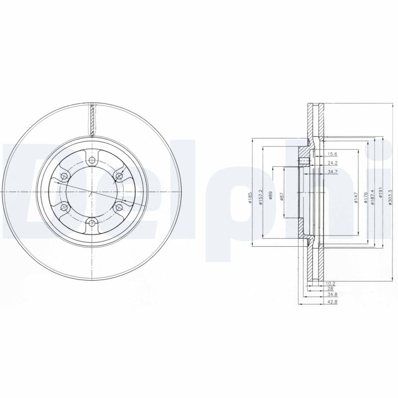 DELPHI Piduriketas BG4133