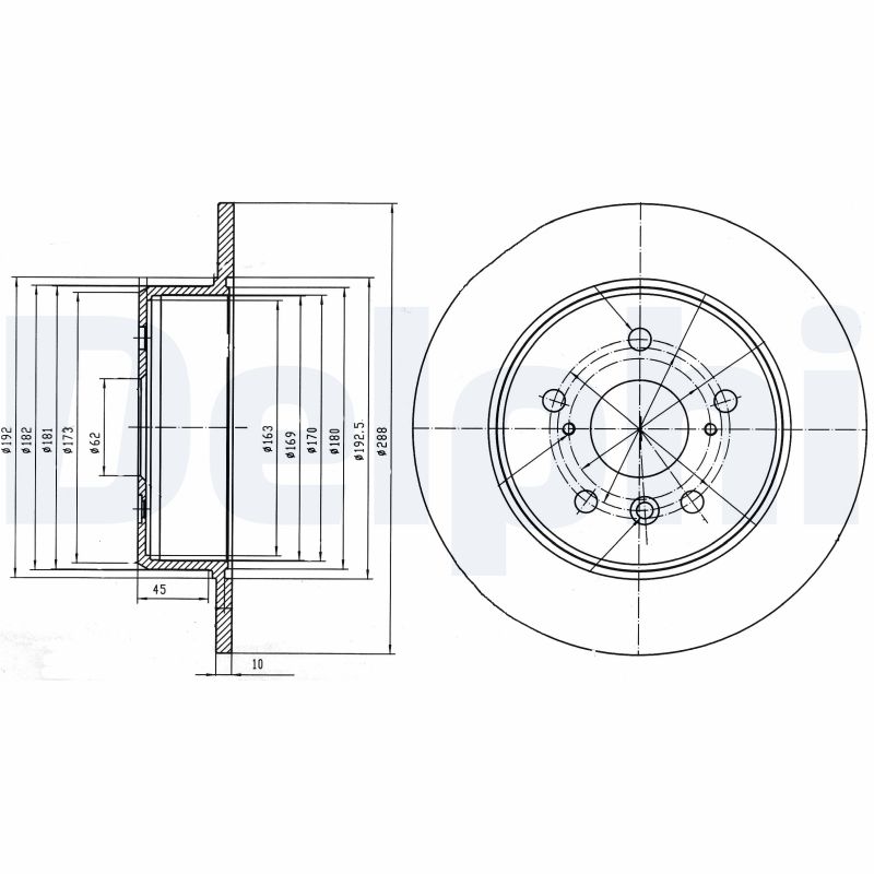 DELPHI Piduriketas BG4156