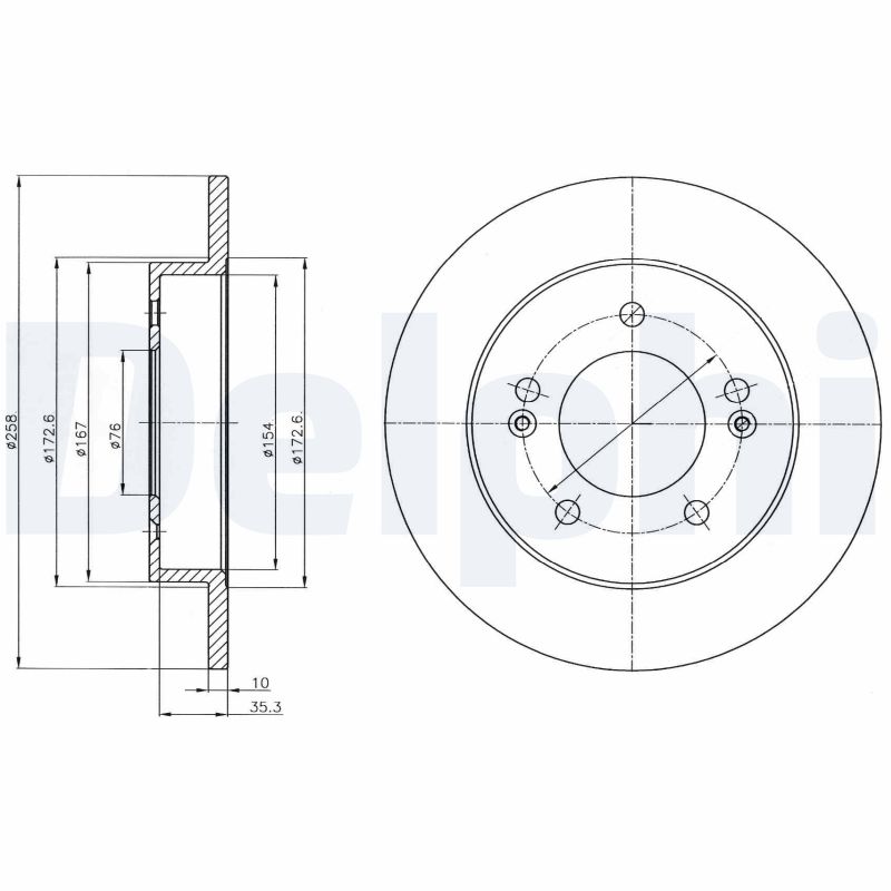 DELPHI Piduriketas BG4310