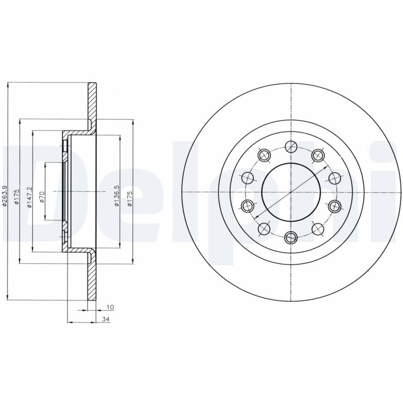DELPHI Piduriketas BG4315