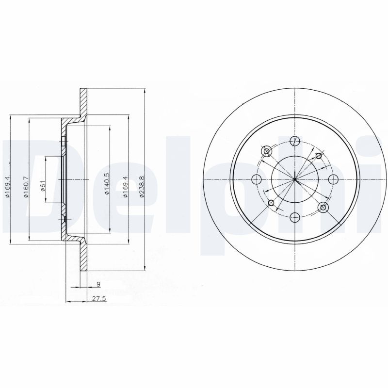 DELPHI Piduriketas BG4334C