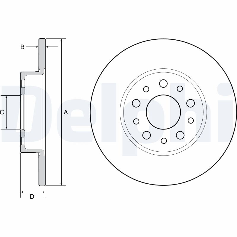 DELPHI Piduriketas BG4655C