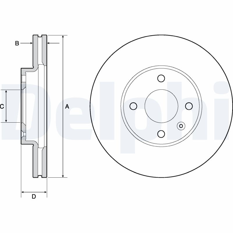 DELPHI Piduriketas BG4671C