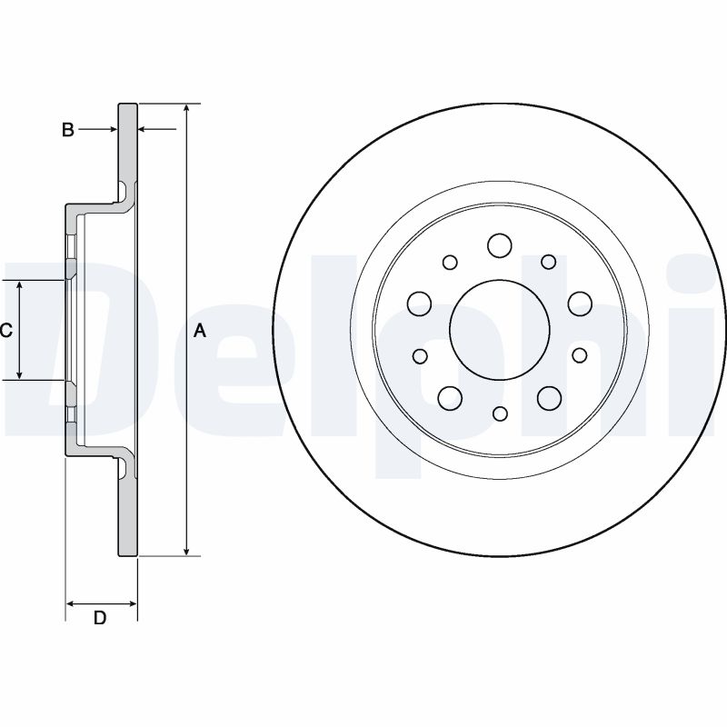 DELPHI Piduriketas BG4690C