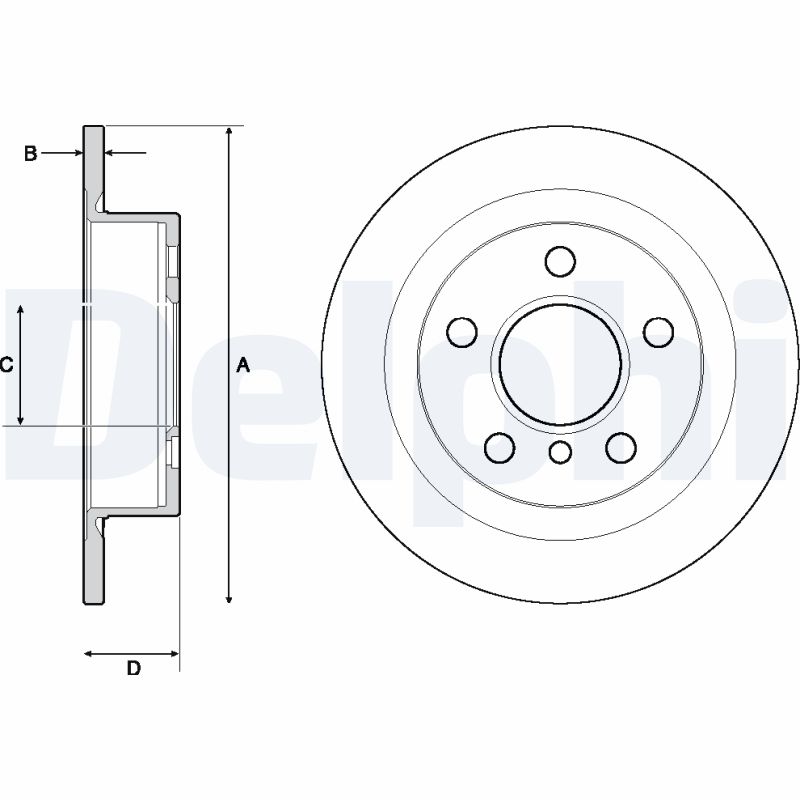 DELPHI Piduriketas BG4706C