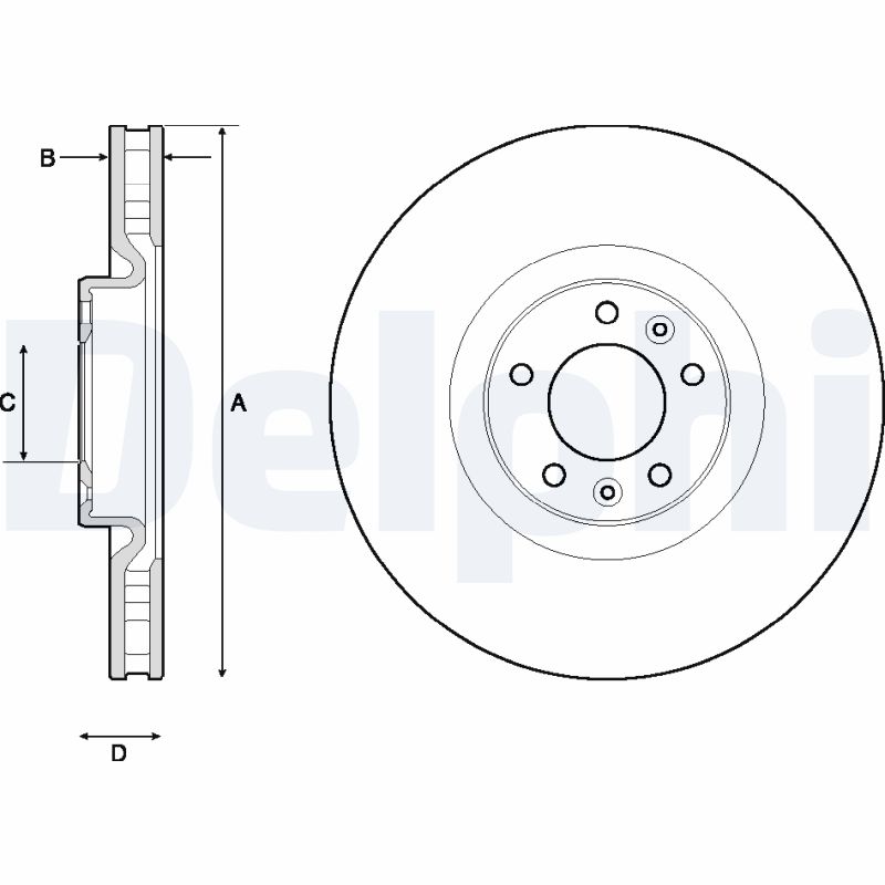 DELPHI Piduriketas BG4716C