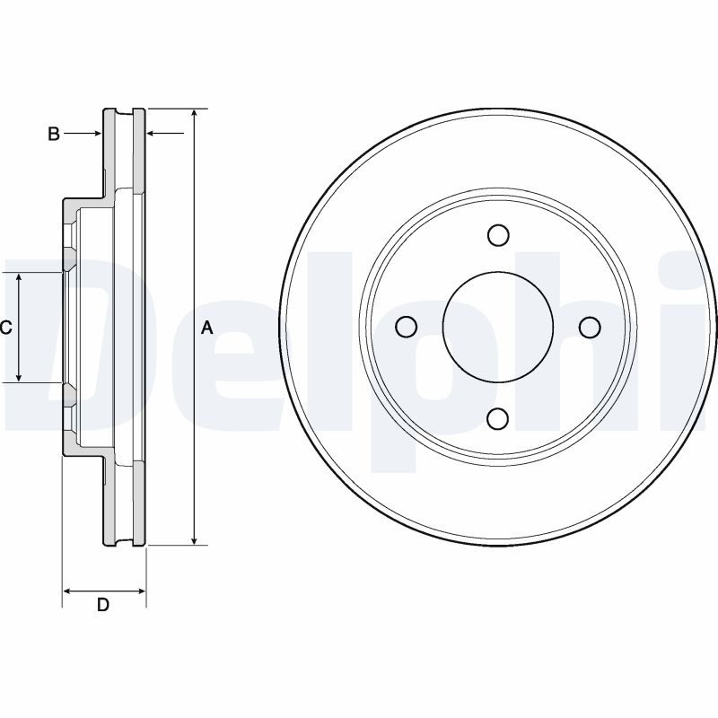 DELPHI Piduriketas BG4742C