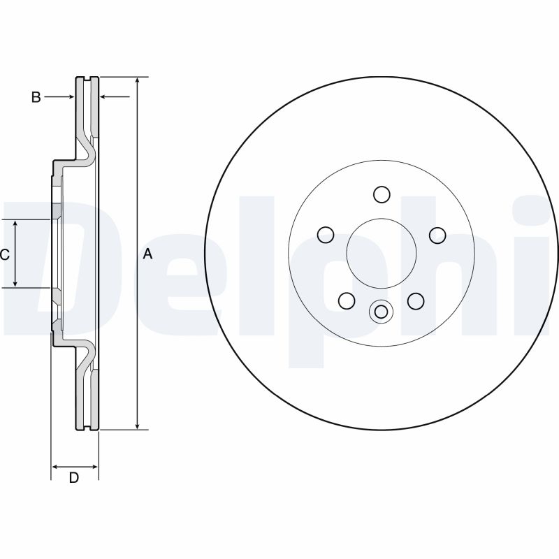 DELPHI Piduriketas BG4786C