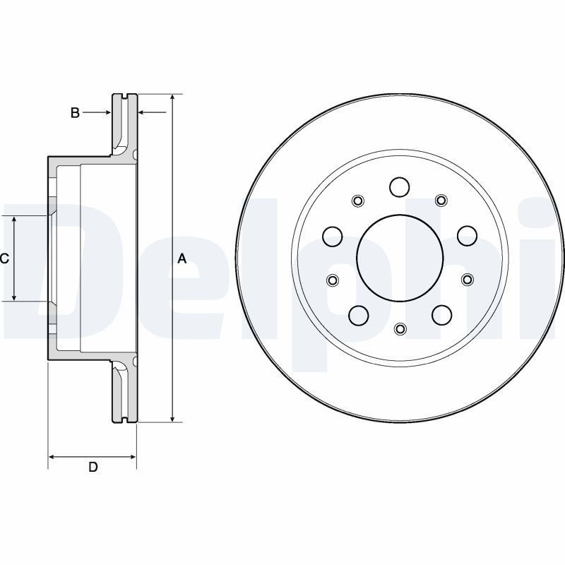 DELPHI Piduriketas BG4796C