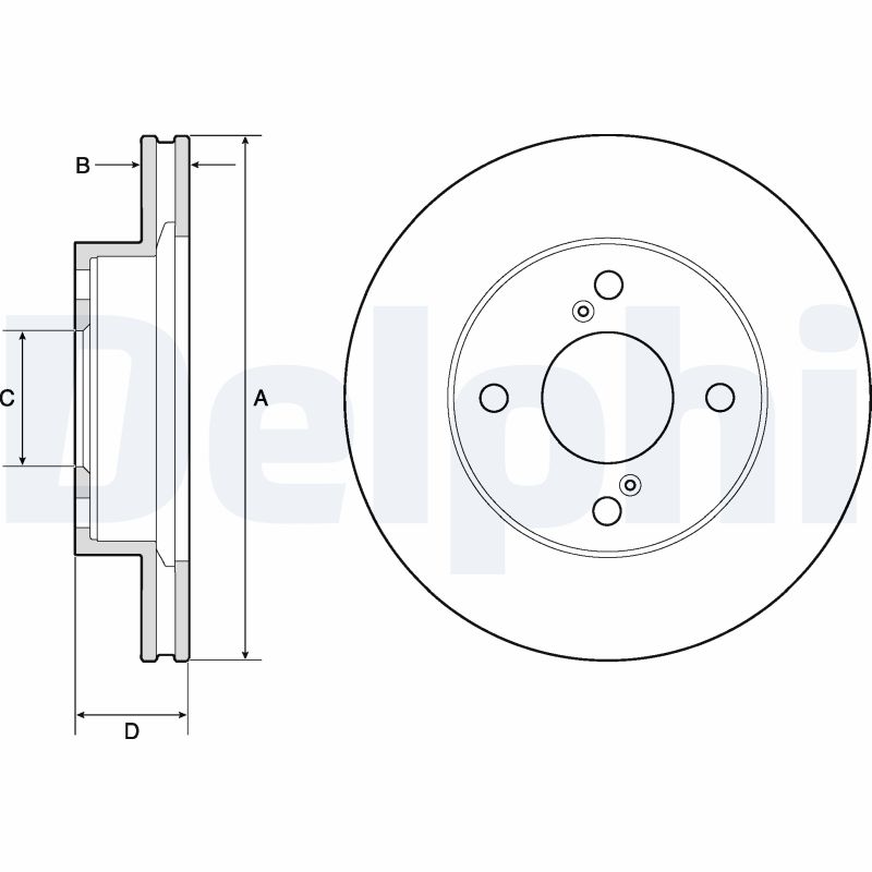 DELPHI Piduriketas BG4810C