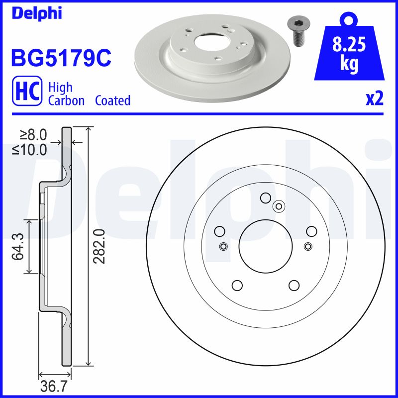 DELPHI Piduriketas BG5179C