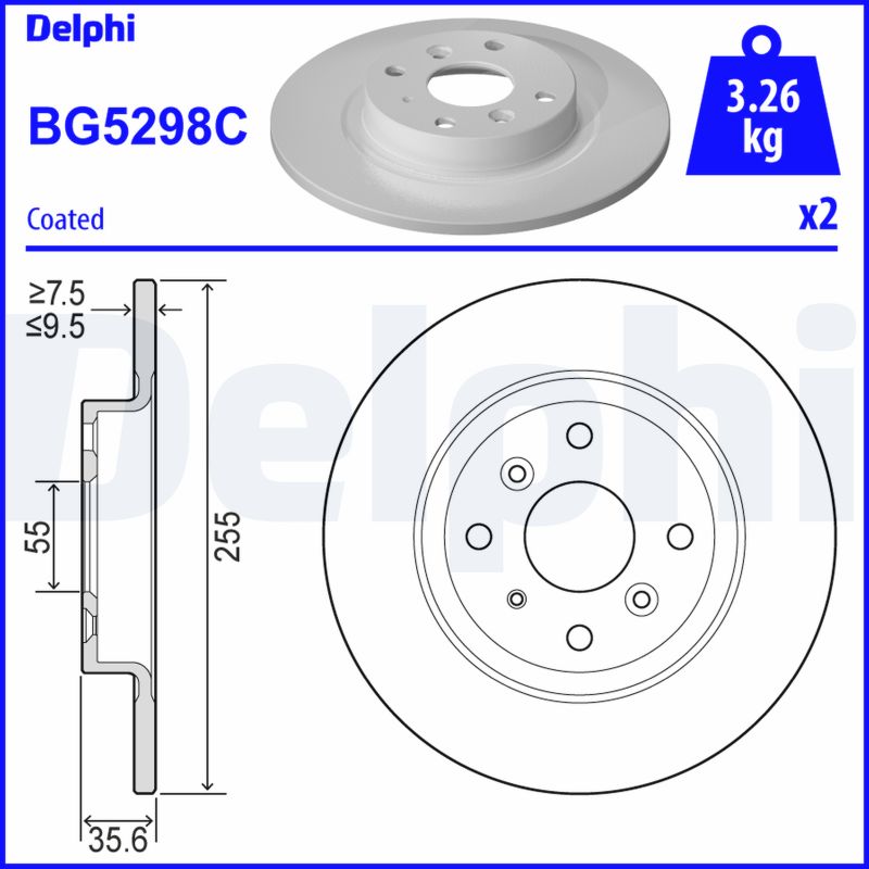 DELPHI Piduriketas BG5298C