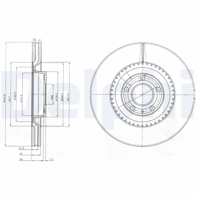 DELPHI Jarrulevy BG9003