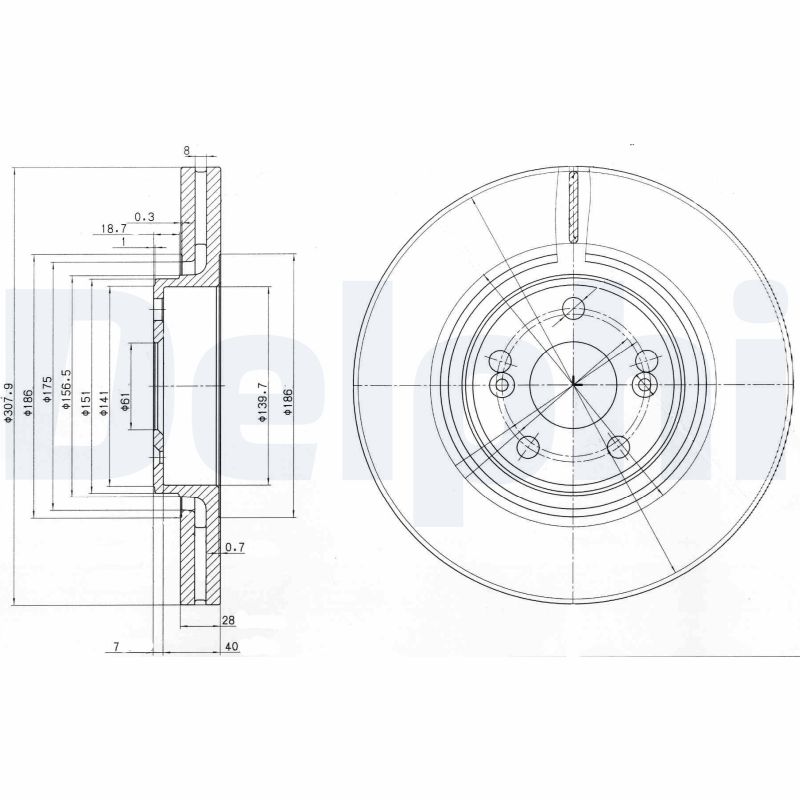 DELPHI Piduriketas BG9016