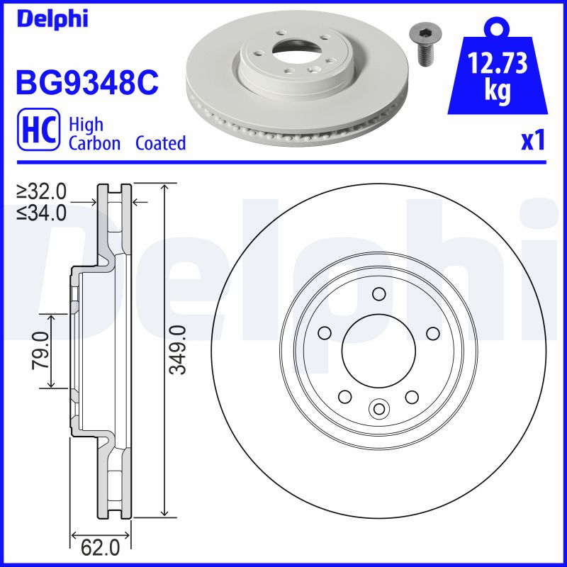 DELPHI Piduriketas BG9348C