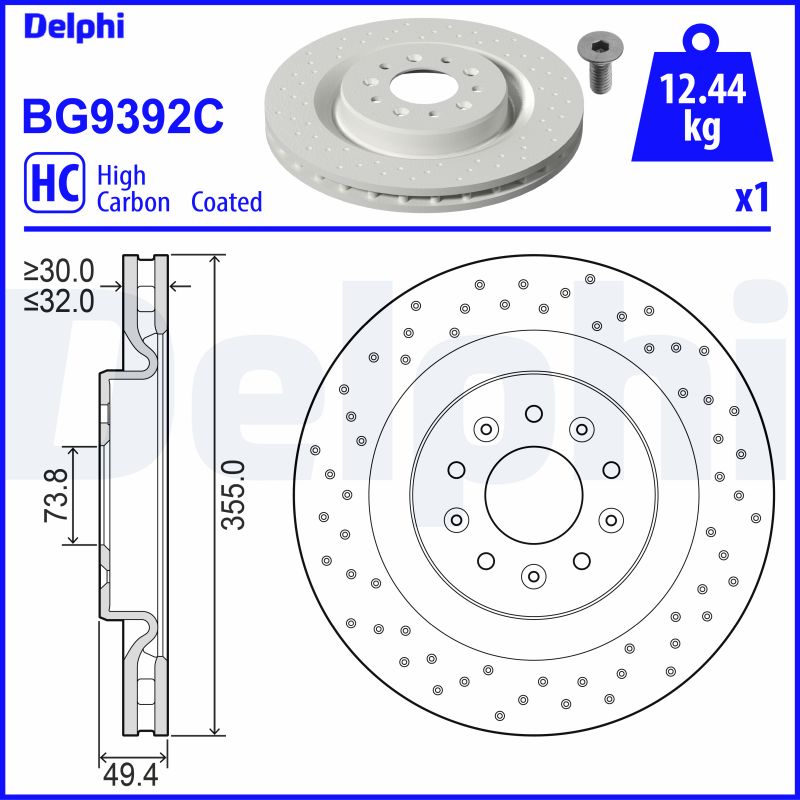 DELPHI Piduriketas BG9392C