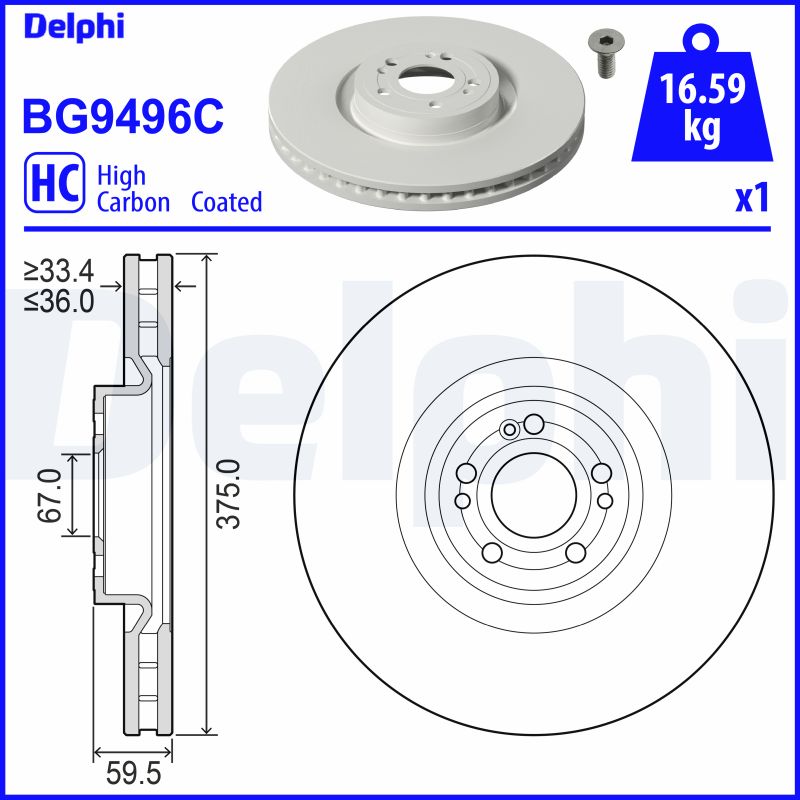 DELPHI Piduriketas BG9496C