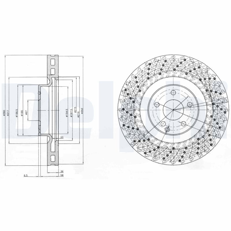 DELPHI Piduriketas BG9878