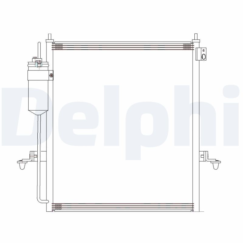 DELPHI Kondensor, klimatanläggning CF20286