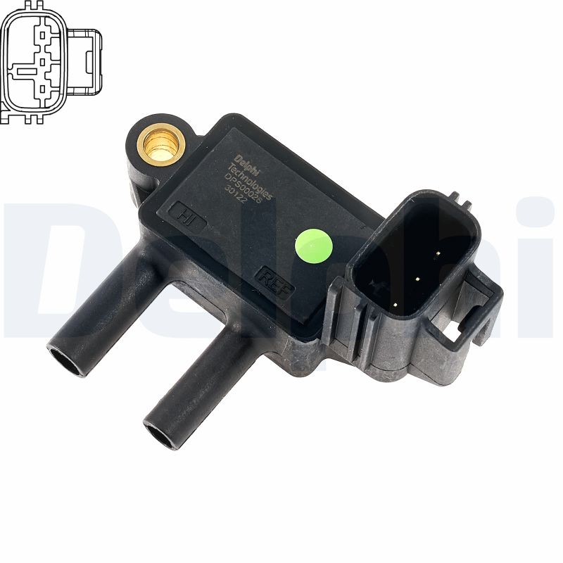 DELPHI Sensor, avgastryck DPS00026-12B1