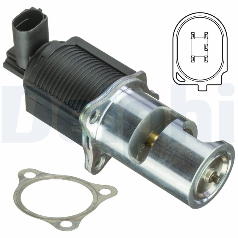 DELPHI Zawór AGR EG10405-12B1