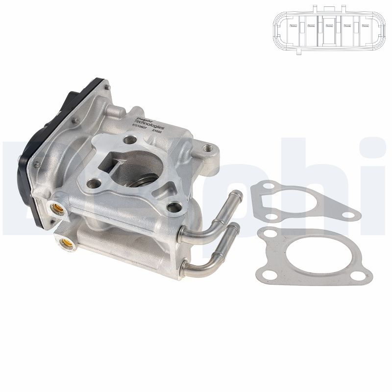 DELPHI Venttiili, pakokaasun kierrätys EG10607-12B1