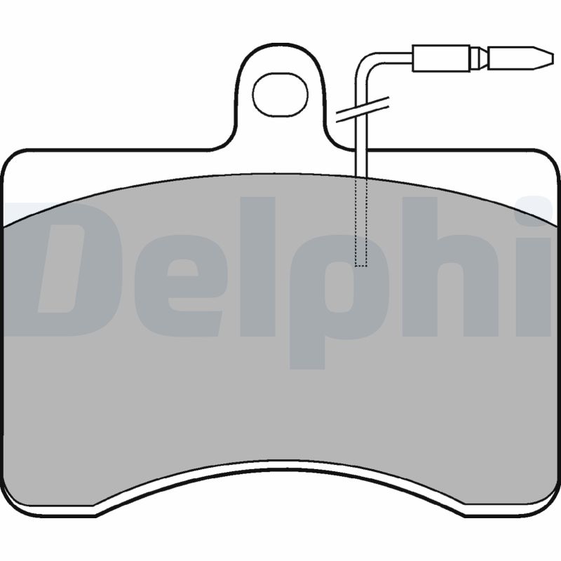 DELPHI Piduriklotside komplekt, ketaspidur LP210