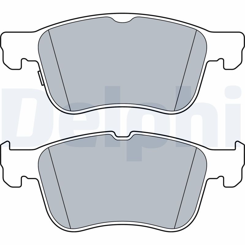 DELPHI Piduriklotside komplekt, ketaspidur LP3520