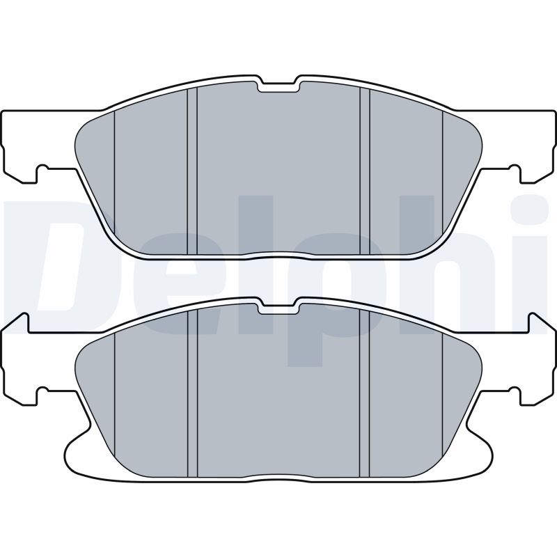 DELPHI Piduriklotside komplekt, ketaspidur LP3536
