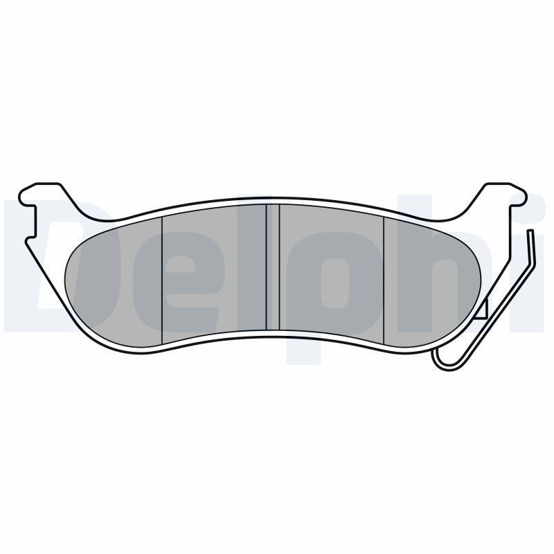 DELPHI Piduriklotside komplekt, ketaspidur LP3556