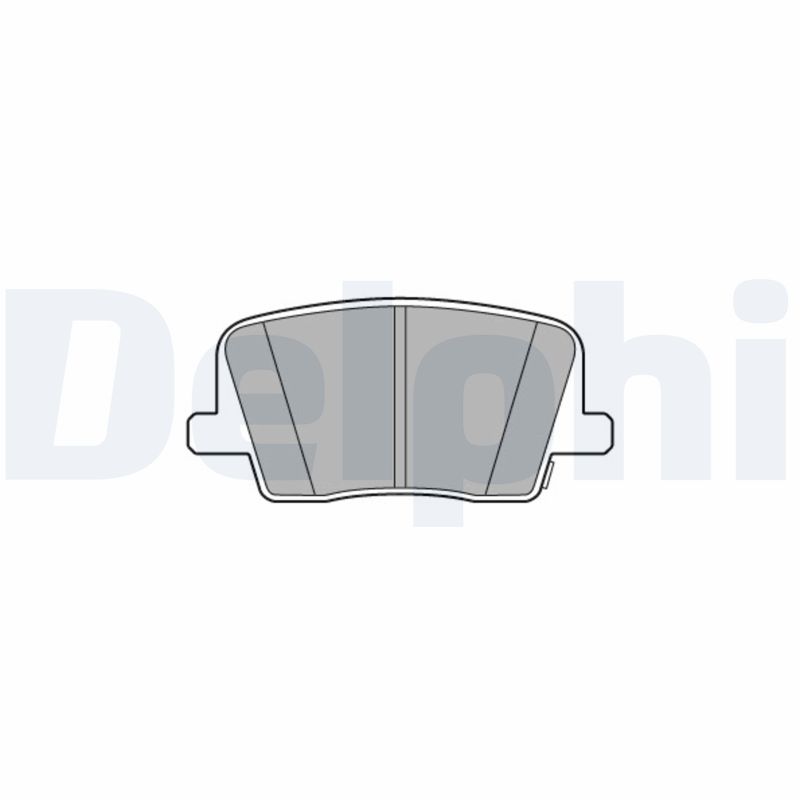 DELPHI Piduriklotside komplekt, ketaspidur LP3581