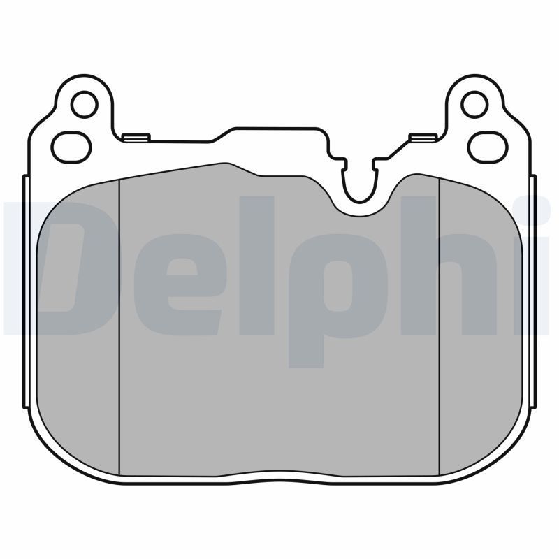 DELPHI Piduriklotside komplekt, ketaspidur LP3597