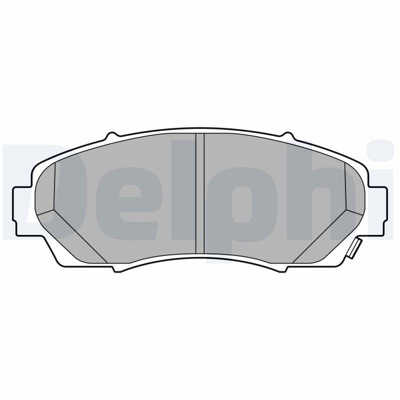 DELPHI Piduriklotside komplekt, ketaspidur LP3613