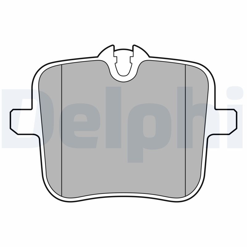 DELPHI Piduriklotside komplekt, ketaspidur LP3617