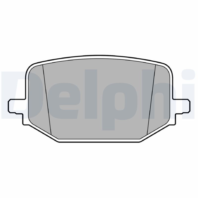 DELPHI Piduriklotside komplekt, ketaspidur LP3697